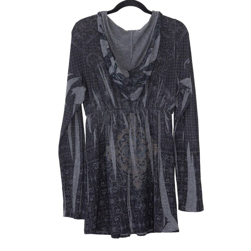 VTG DB Sport Babydoll Top Women L Black Y2K Whimsigoth Goth Fairy Grunge Emo USA - Picture 5 of 7